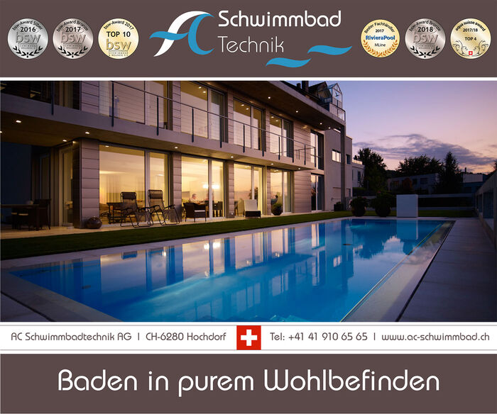 SPEZIALISIERT AUF SCHWIMMBADBAU UND -TECHNIK
