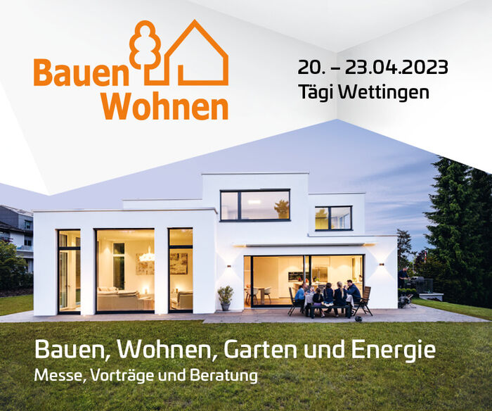 Bauen+Wohnen Aargau, Frühlingsmesse für Bauen, Wohnen, Garten und Energie